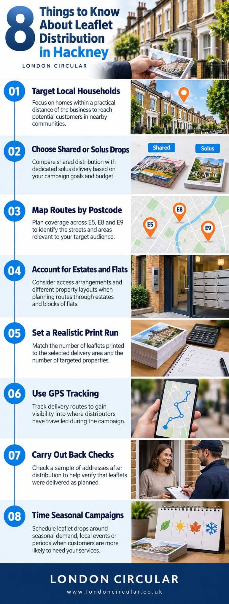Leaflet distribution Hackney